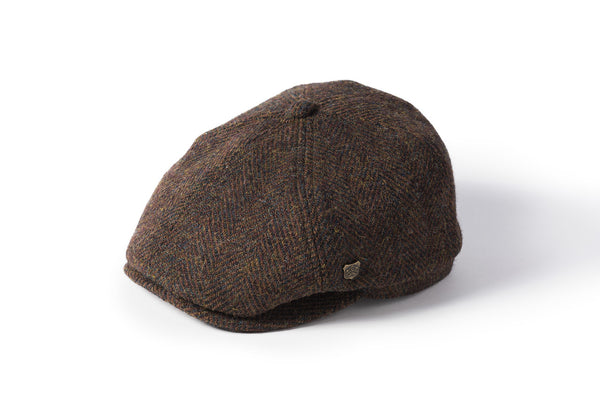 Hudson Harris Tweed Flat Cap